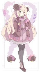 Rule 34 | 1girl, absurdres, animal, bendy straw, black pantyhose, blonde hair, blush, boots, brown footwear, brown jacket, curled horns, dotted line, dress, drinking straw, full body, grey eyes, hair ornament, heterochromia, high heel boots, high heels, highres, horns, jacket, long hair, long sleeves, looking at viewer, multicolored hair, nail polish, open clothes, open jacket, original, pantyhose, parted lips, pink dress, pink hair, pointy ears, purple nails, red eyes, short eyebrows, sleeves past wrists, solo, standing, star (symbol), star hair ornament, streaked hair, tapir, thick eyebrows, tsukiyo (skymint), very long hair, white background