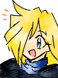 Rule 34 | 1boy, armor, artist request, blonde hair, blue eyes, chibi, gourry gabriev, highres, long hair, male focus, portrait, simple background, slayers, smile, solo, white background