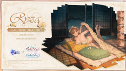 Rule 34 | 1girl, architecture, armpits, ass, atelier (series), atelier ryza, atelier ryza 2, atelier ryza 3, azur lane, barefoot, blanket, breasts, brown eyes, brown hair, closed mouth, collarbone, east asian architecture, feet, hair ribbon, highres, large breasts, legs, looking at viewer, lying, navel, official alternate costume, official art, on stomach, osuman toruko, pillow, promotional art, reisalin stout, reisalin stout (late night alchemist), ribbon, shirt, short hair, solo, stomach, the pose, toes, tree, underwear, white shirt