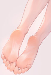 Rule 34 | 1girl, barefoot, feet, feet only, foot focus, highres, no shoes, original, saw272, soles, solo, toenails, toes