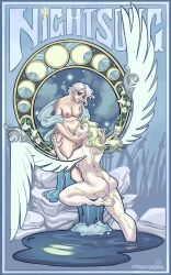 Rule 34 | angel, angel wings, baldur&#039;s gate, baldur&#039;s gate 3, completely nude, cunnilingus, dame aylin, dungeons &amp; dragons, highres, isobel (baldur&#039;s gate), nude, oral, phantomdame, water, waterfall, wings, yuri