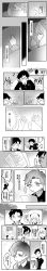 Rule 34 | 1girl, 2boys, absurdres, alarm clock, anya (spy x family), bed, body switch, book, book stack, child, chinese text, clock, comic, constricted pupils, damian desmond, doorway, eden academy school uniform, ewen egeburg, greyscale, hairpods, hat, highres, long image, monochrome, multiple boys, nako (unclebanana), open mouth, pajamas, paper, personality switch, school uniform, sleeping, spy x family, star (symbol), star print, sweatdrop, tall image, tears, translation request, twilight (spy x family), waking up, yawning