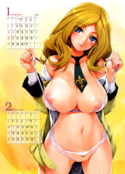 Rule 34 | 00s, 1girl, absurdres, blonde hair, blouse, bra, breasts, calendar, code geass, comic, cum, female focus, female pubic hair, geass, head tilt, highres, huge breasts, ishikei, lingerie, milly ashford, nipples, no pants, open clothes, open shirt, panties, parted bangs, pubic hair, puffy nipples, see-through, shiny skin, shirt, skindentation, solo, standing, thighs, uncensored, underwear