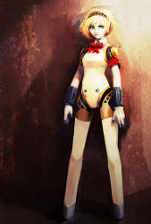 Rule 34 | 1girl, aegis (persona), android, atlus, blonde hair, female focus, highres, hironox, persona, persona 3, solo