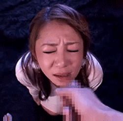 Rule 34 | 1boy, 1girl, animated, animated gif, asian, censored, cum, ejaculation, closed eyes, facial, lowres, penis, photo (medium), pov, source request
