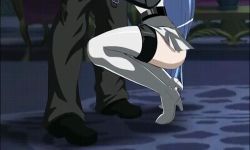 Rule 34 | 1boy, 1girl, akame ga kill!, animated, animated gif, artist request, bare shoulders, blue eyes, blush, boots, breasts, brown hair, couch, curvy, erection, esdeath, fellatio, hetero, indoors, large breasts, long hair, military, military uniform, oral, painting (object), pants, unworn pants, penis, portrait (object), sex, short hair, squatting, tatsumi (akame ga kill!), thigh boots, third-party edit, topless male, ucogi, uncensored, uniform