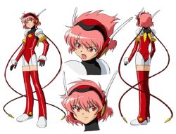 Rule 34 | 1girl, angelic layer, artist request, hikaru (angelic layer), lowres, pink hair, red eyes, tagme