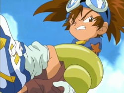 Rule 34 | digimon, digimon adventure, gloves, goggles, shorts, tentacles, tentacles on male, yagami taichi