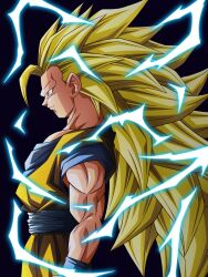 dragon_ball dragonball_z highres non-web_source son_goku super_saiyan super_saiyan_3