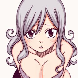 Rule 34 | 1girl, breasts, fairy tail, juvia lockser, lowres, simple background, solo, tagme