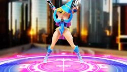 Rule 34 | 1girl, 3d, alternate breast size, animated, armpits, artist request, ass, ass shake, bare legs, bare shoulders, bdsm, blonde hair, blue footwear, blush stickers, bondage, boots, bouncing breasts, bound, breasts, cleavage, curvy, dark magician girl, duel monster, full body, hat, highleg, highleg leotard, large breasts, leotard, leotard under clothes, long hair, magical girl, open mouth, restrained, shiny skin, skirt, stationary restraints, tickle torture, tickling, video, wizard hat, yu-gi-oh!, yu-gi-oh! duel monsters