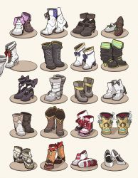 Rule 34 | agnes tachyon (umamusume), amonitto, asymmetrical footwear, boots, brown background, brown footwear, commentary request, cross-laced footwear, daiwa scarlet (umamusume), fur-trimmed boots, fur trim, gold ship (umamusume), grass wonder (umamusume), haru urara (umamusume), high heel boots, high heels, highres, king halo (umamusume), kitasan black (umamusume), lace-up boots, maruzensky (umamusume), mayano top gun (umamusume), mejiro mcqueen (umamusume), mismatched footwear, no humans, oguri cap (umamusume), pink footwear, rice shower (umamusume), satono diamond (umamusume), shoes, silence suzuka (umamusume), simple background, smart falcon (umamusume), smoke, special week (umamusume), symboli rudolf (umamusume), toeless footwear, tokai teio (umamusume), twin turbo (umamusume), umamusume, vodka (umamusume), white footwear