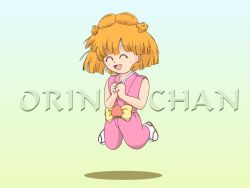 Rule 34 | 1990s (style), akazukin chacha, blonde hair, closed eyes, jumping, open mouth, orin (artist), tagme
