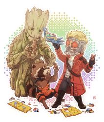 Rule 34 | 1boy, animification, bad id, bad pixiv id, book, character doll, chibi, groot, guardians of the galaxy, iduhara jugo, lego, marvel, marvel cinematic universe, mask, peter quill, raccoon, rocket raccoon, star-lord