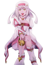 Rule 34 | 00s, 1girl, alice (tales), hat, crossed legs, mishiro (andante), short hair, tales of (series), tales of symphonia, tales of symphonia: dawn of the new world, yellow eyes