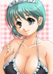 Rule 34 | arisaka chihiro, bra, breasts, cleavage, lingerie, smile, tagme, underwear
