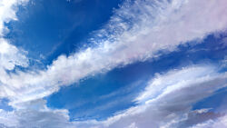 Rule 34 | absurdres, blue sky, cloud, cloudy sky, day, highres, no humans, oka kojiro, original, outdoors, scenery, sky