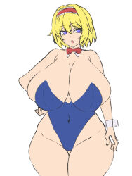 Rule 34 | alice margatroid, blonde hair, breasts, dd (giogio99), highres, huge breasts, solo, touhou