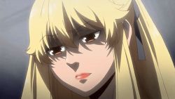 Rule 34 | 10s, 1girl, animated, animated gif, blonde hair, kakegurui, lowres, saotome mary, smile, solo, tagme, twintails, what