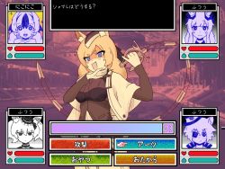 Rule 34 | 5girls, animal ear fluff, animal ears, ansr (stigro), arknights, blemishine (arknights), blemishine (moon catastrborn) (arknights), blonde hair, blue eyes, cape, click (arknights), click (grave thief) (arknights), commentary request, eyepatch, fake screenshot, fox ears, fox girl, garrison cap, hat, highres, horse ears, horse girl, mouse ears, mouse girl, multiple girls, official alternate costume, ojou-sama pose, omori, open mouth, parody, shaded face, shamare (arknights), shamare (echo of the horrorlair) (arknights), snowsant (arknights), snowsant (fated hero) (arknights), solo, translation request, whislash (arknights), white cape