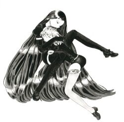 Rule 34 | 2others, absurdres, amputee, androgynous, black footwear, black gloves, black hair, black thighhighs, bort, closed eyes, crystal hair, dhuwjdjfo, diamond (houseki no kuni), double amputee, gem uniform (houseki no kuni), gloves, hand on another&#039;s head, heads together, highres, holding, houseki no kuni, hug, long hair, looking at another, monochrome, multiple others, puffy short sleeves, puffy sleeves, short shorts, short sleeves, shorts, simple background, thighhighs, white background