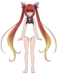 Rule 34 | 1girl, bow, gender request, genderswap, hair bow, kj (wrxsti555), long hair, mitsuka souji, ore twintail ni narimasu, red eyes, red hair, solo, tailred, twintails, very long hair