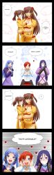 Rule 34 | absurdres, boudica (fate), bram history, commission, fate/grand order, fate (series), heart, heart-shaped pupils, highres, mata hari (fate), medea (fate), minamoto no raikou (fate), mother and daughter, sneezing, symbol-shaped pupils