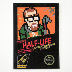 Rule 34 | beard, cover, facial hair, glasses, gordon freeman, half-life, half-life (series), male focus, parody, solo, video game cover