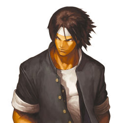 Rule 34 | 1boy, headband, highres, jacket, kusanagi kyou, male focus, nona, official art, short hair, sleeves rolled up, snk, solo, svc chaos, the king of fighters