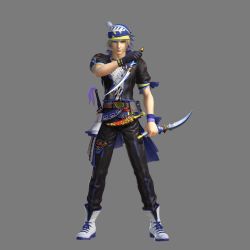 Rule 34 | 1boy, 3d, absurdres, bandana, belt, black gloves, black jacket, black pants, boots, brown eyes, dagger, dissidia final fantasy, dissidia final fantasy nt, dual wielding, final fantasy, final fantasy vi, full body, gloves, highres, holding, jacket, knife, locke cole, looking at viewer, male focus, official art, pants, sash, short hair, silver hair, single glove, smile, solo, square enix, standing, weapon, white footwear, wristband