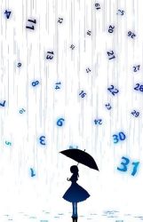 Rule 34 | 1girl, female focus, from side, harada miyuki, original, rain, solo, standing, umbrella