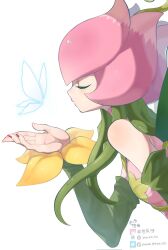 Rule 34 | corrupted twitter file, digimon, digimon (creature), fairy, flower, highres, lilimon, monster girl, nail polish, petals, plant, plant girl, youzaiyouzai112