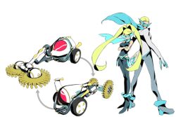 Rule 34 | 1boy, 1girl, brother and sister, costume, earl (tailenders), official art, phantom thief, promotional art, seine (tailenders), siblings, tailenders, transformation, vehicle