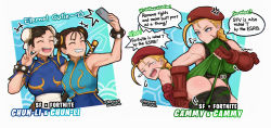Rule 34 | 4girls, anger vein, antenna hair, artist name, ass, beret, bracelet, breasts, brown hair, bun cover, butt crack, cammy white, capcom, cellphone, chinese clothes, chun-li, closed eyes, collar, dated, dual persona, earrings, english text, facial scar, fingerless gloves, fortnite, gloves, green leotard, hat, hershuar, jewelry, katana, large breasts, leggings, leggings pull, leotard, medium breasts, multiple girls, open mouth, phone, red headwear, scar, scar on cheek, scar on face, selfie, smartphone, spiked bracelet, spiked collar, spikes, street fighter, street fighter v, sword, tears, v, wavy mouth, weapon, weapon on back, wedgie